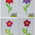 Kwiat 57 CM ! - Kwiaty, Dekoracje Do Przedszkola,Pokój Dziecięcy - Bordowy 10