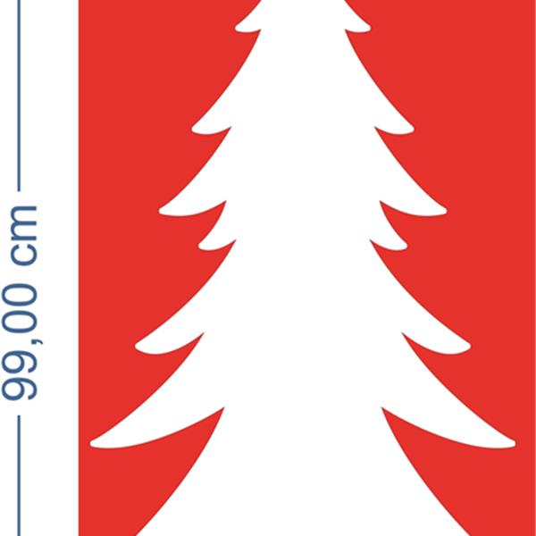 Choinka styropianowa Nr 03 (NA ZAMÓWIENIE) dekoracje świąteczne 