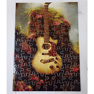 Puzzle młodych fanów muzyki 88 elementów - Gitara (ARQdecor).