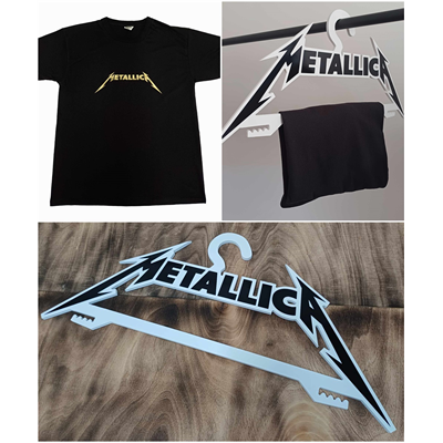 Metallica zestaw fana! Koszulka + wieszak (NA ZAMÓWIENIE). arqdecor