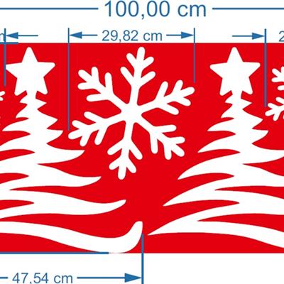 Dwie choinki + śnieżynki (NA ZAMÓWIENIE) dekoracje świąteczne 