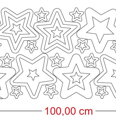 Gwiazdki styropianowe ! Zestaw z dwóch płyt styropianowych o wymiarach 100/50 cm ! (NA ZAMÓWIENIE) 