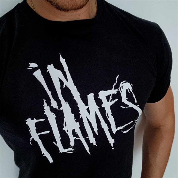 In Flames T-shirt koszulka z nadrukiem (NA ZAMÓWIENIE). 