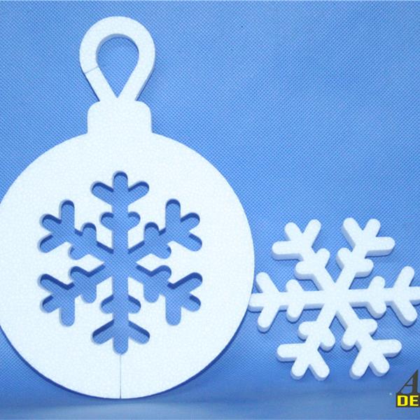 Bombka Śnieżynka 24 CM (NA ZAMÓWIENIE) 02 Dekoracje Bożonarodzeniowe 